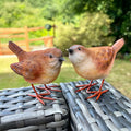 Resin Wren Pair Figurines