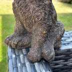 Goldene Cockapoo-Hundefigur