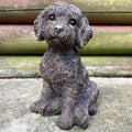 Gold Cockapoo Dog Figure