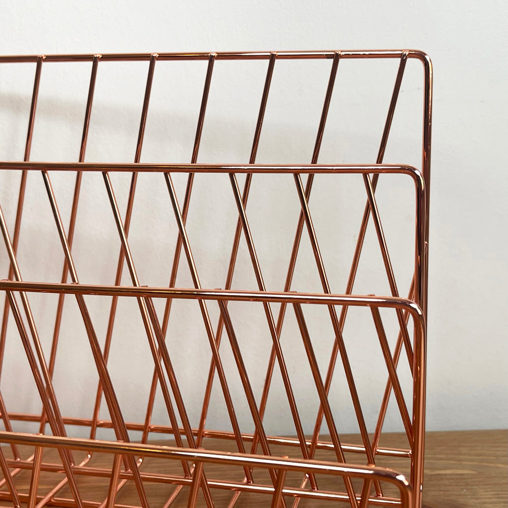 Letter Rack Gold Darthome Rose Gold Wire Letter Rack