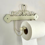Ivory Scroll Toilet Roll Holder