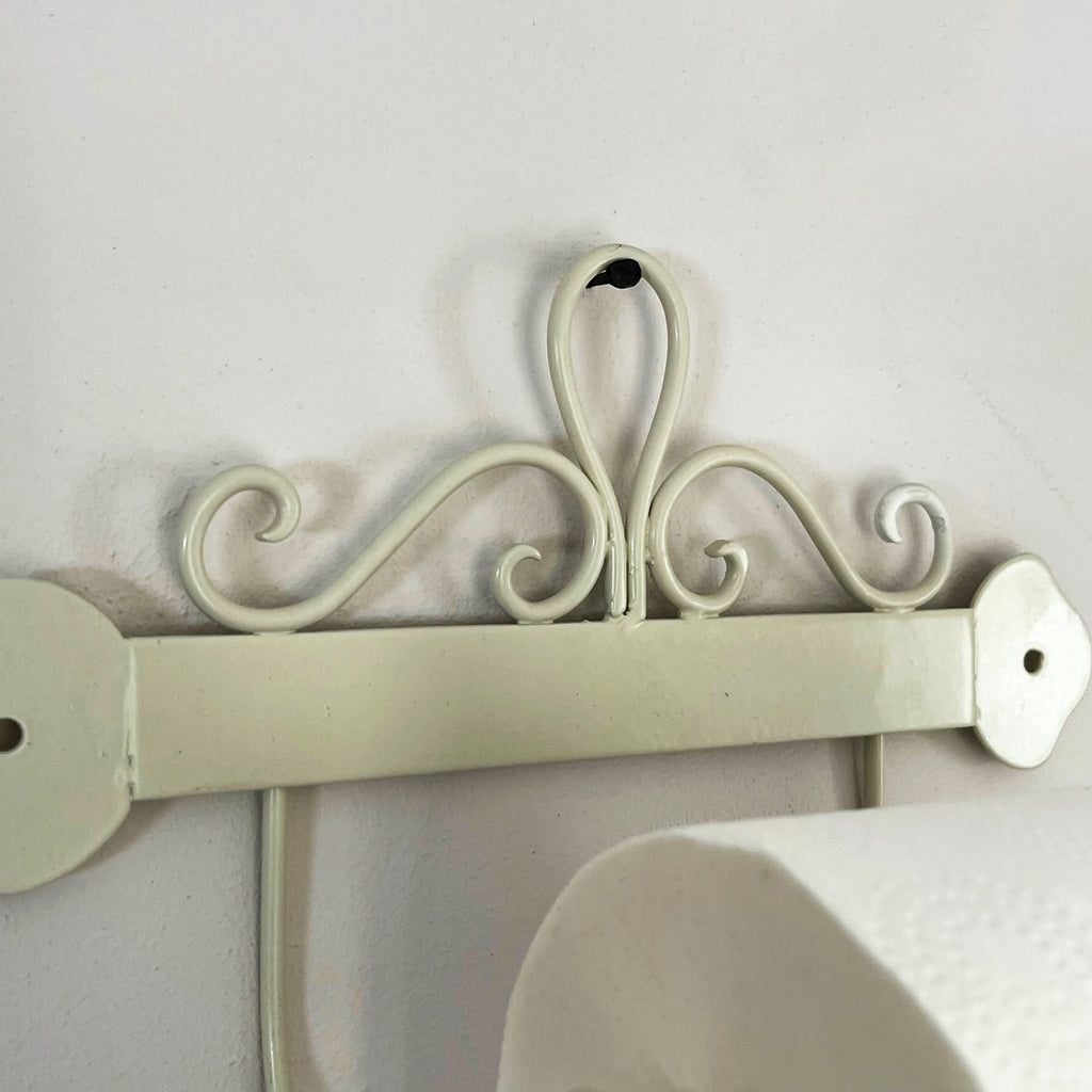Ivory Scroll Toilet Roll Holder