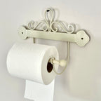 Ivory Scroll Toilet Roll Holder