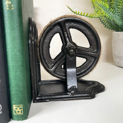 Industrial Cog Bookends Set