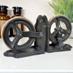 Industrial Cog Bookends Set