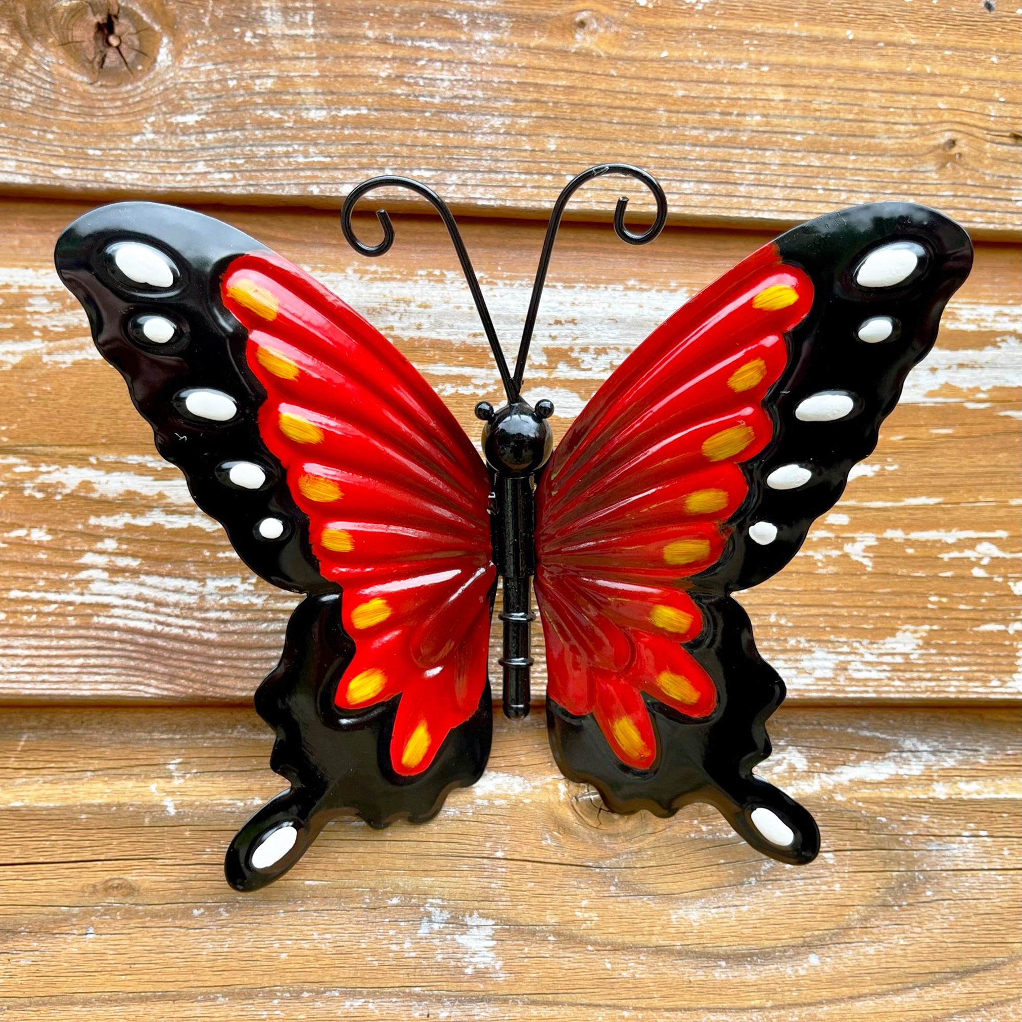 Roter Schmetterling Wandkunst klein