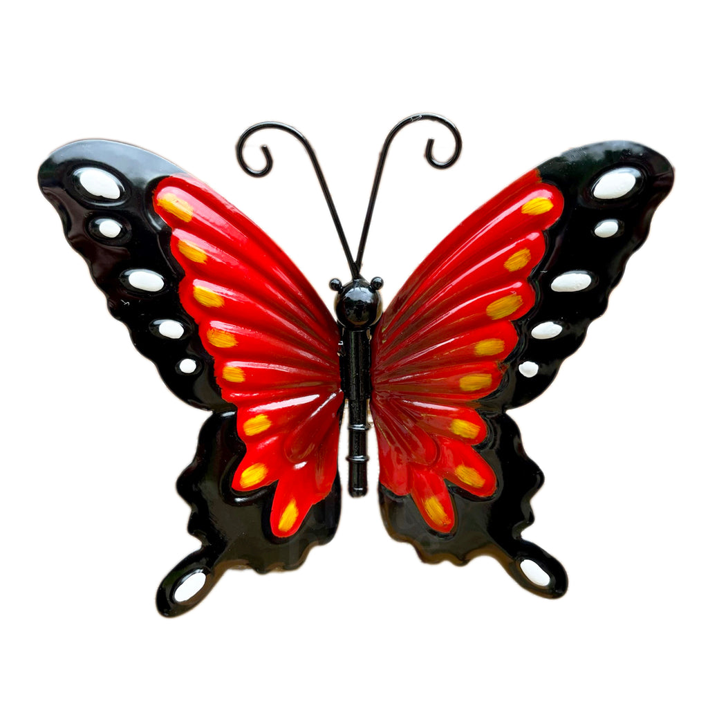 Roter Schmetterling Wandkunst klein