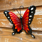 Roter Schmetterling Wandkunst klein