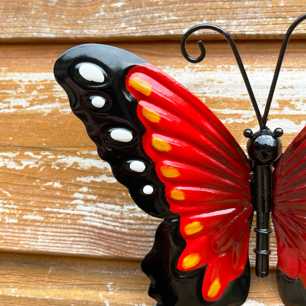 Roter Schmetterling Wandkunst klein
