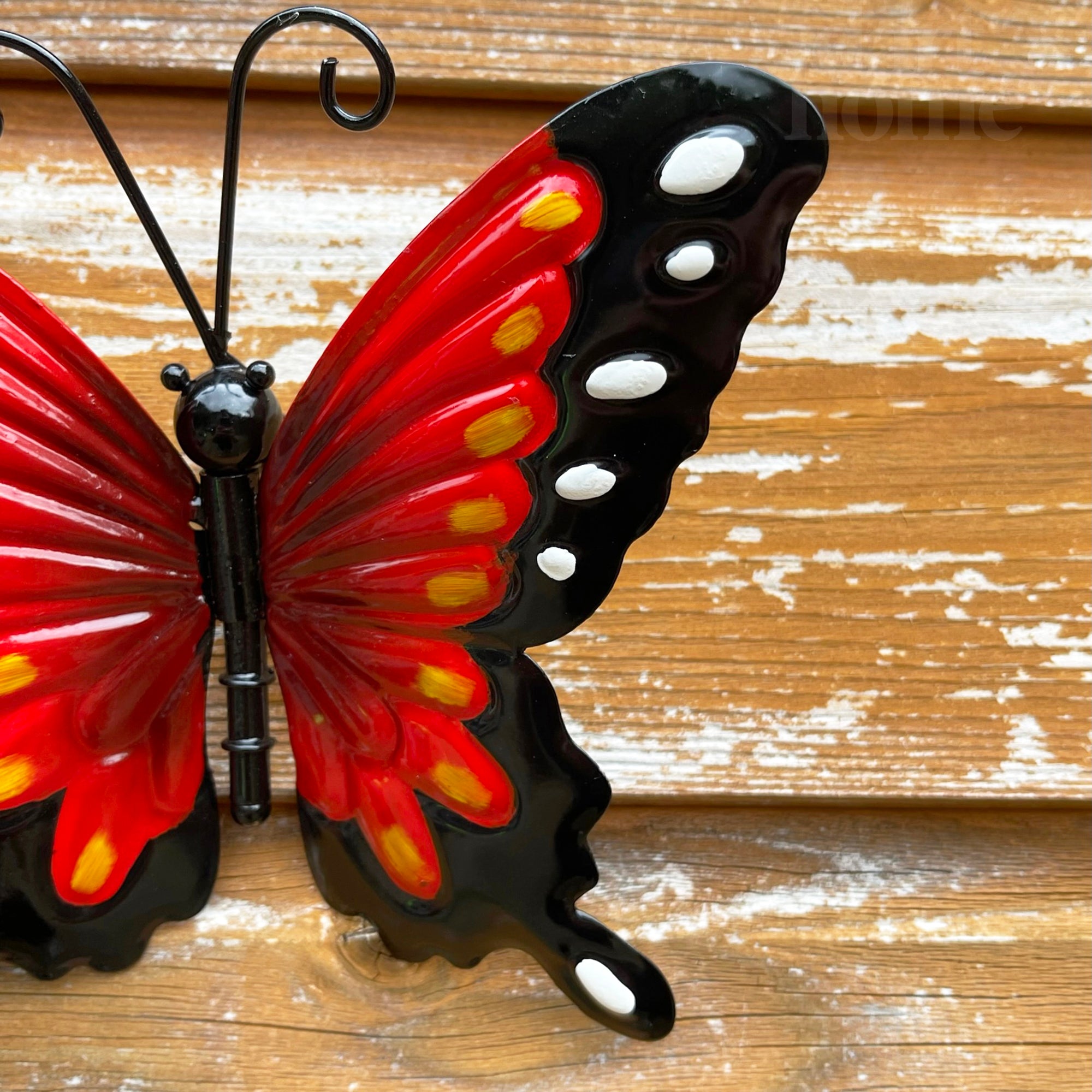 Roter Schmetterling Wandkunst klein