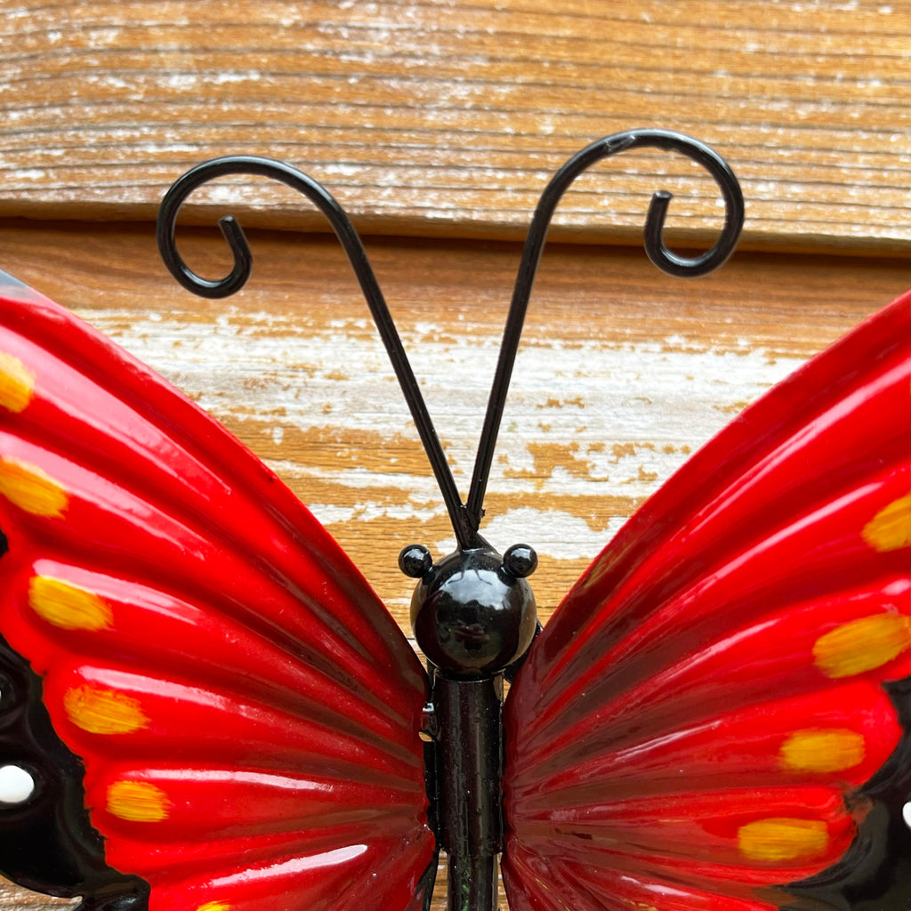 Roter Schmetterling Wandkunst klein