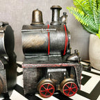 Resin Train Bookend Set