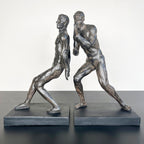 Black Strong Men Bookends