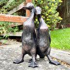Resin Pair Of Love Ducks Ornament