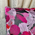 Square Pink Poppy Cushion