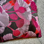 Square Pink Poppy Cushion