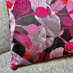 Square Pink Poppy Cushion