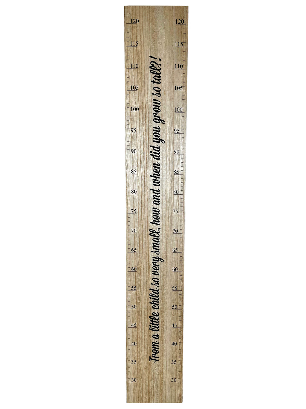 Messlatte aus Holz für Kinder, 120 cm