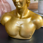 Gold Michelangelo David Büste Statue B