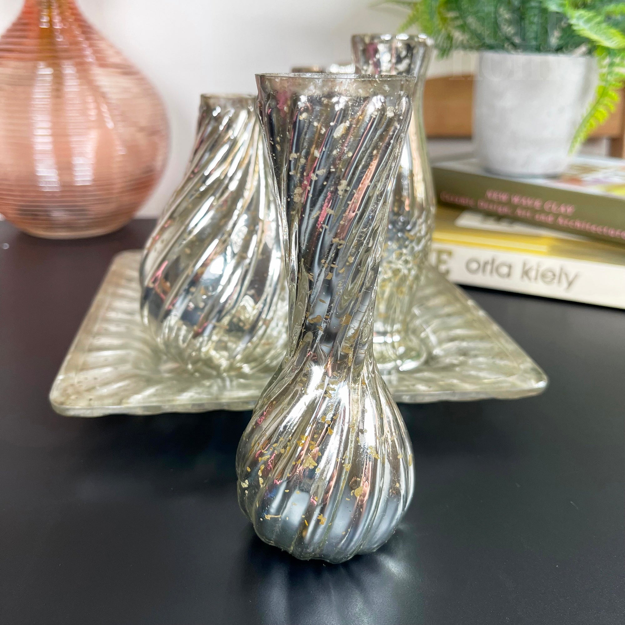 5 Piece Mercury Ensemble Vase Set