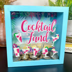 Square Cocktail Fund Money Box