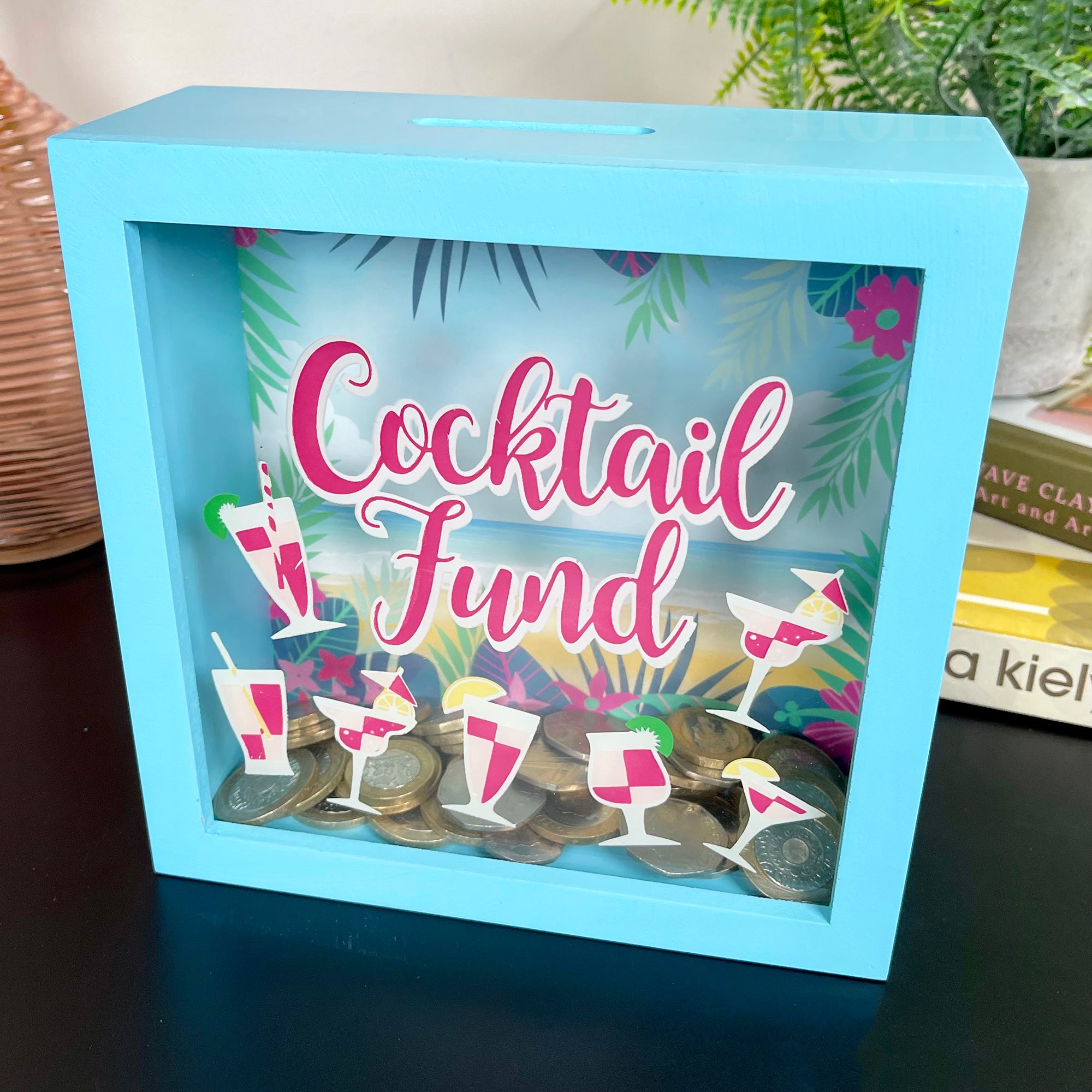 Square Cocktail Fund Money Box