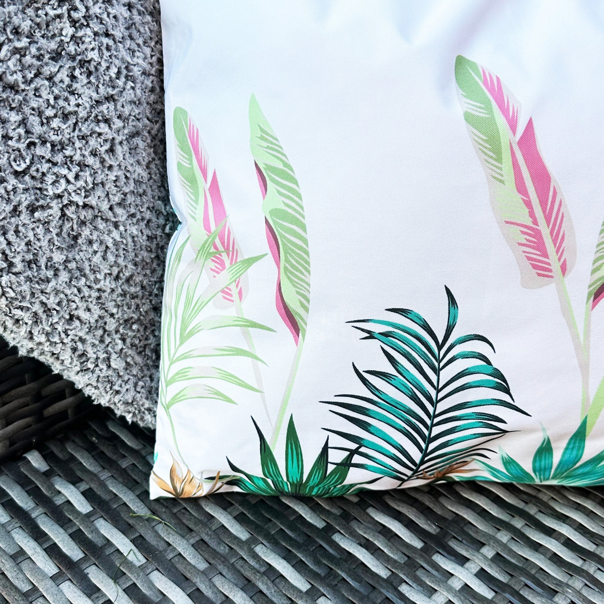 Rechteckiges Tropenwald-Außenkissen