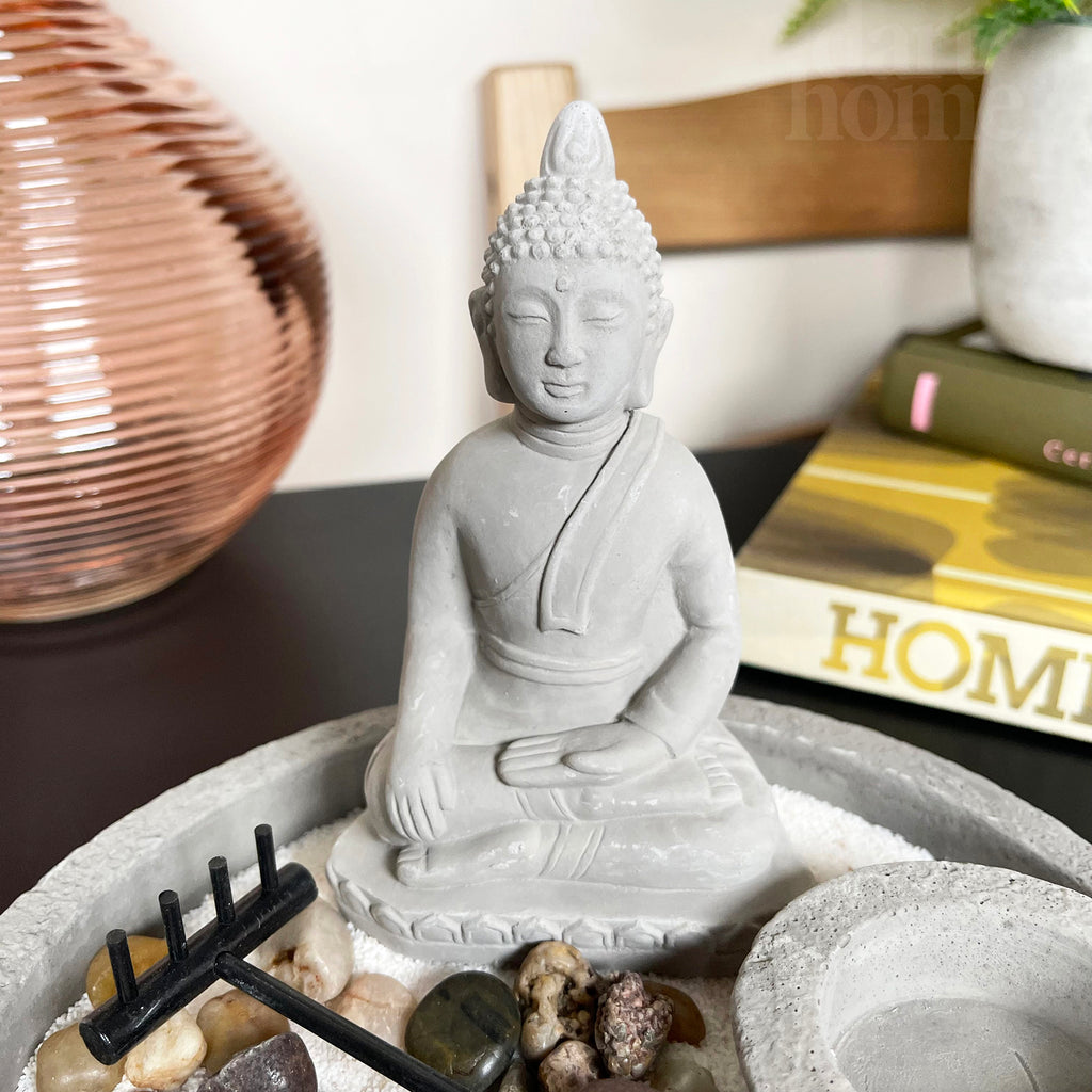 Zen Buddha Round Garden Scene Set