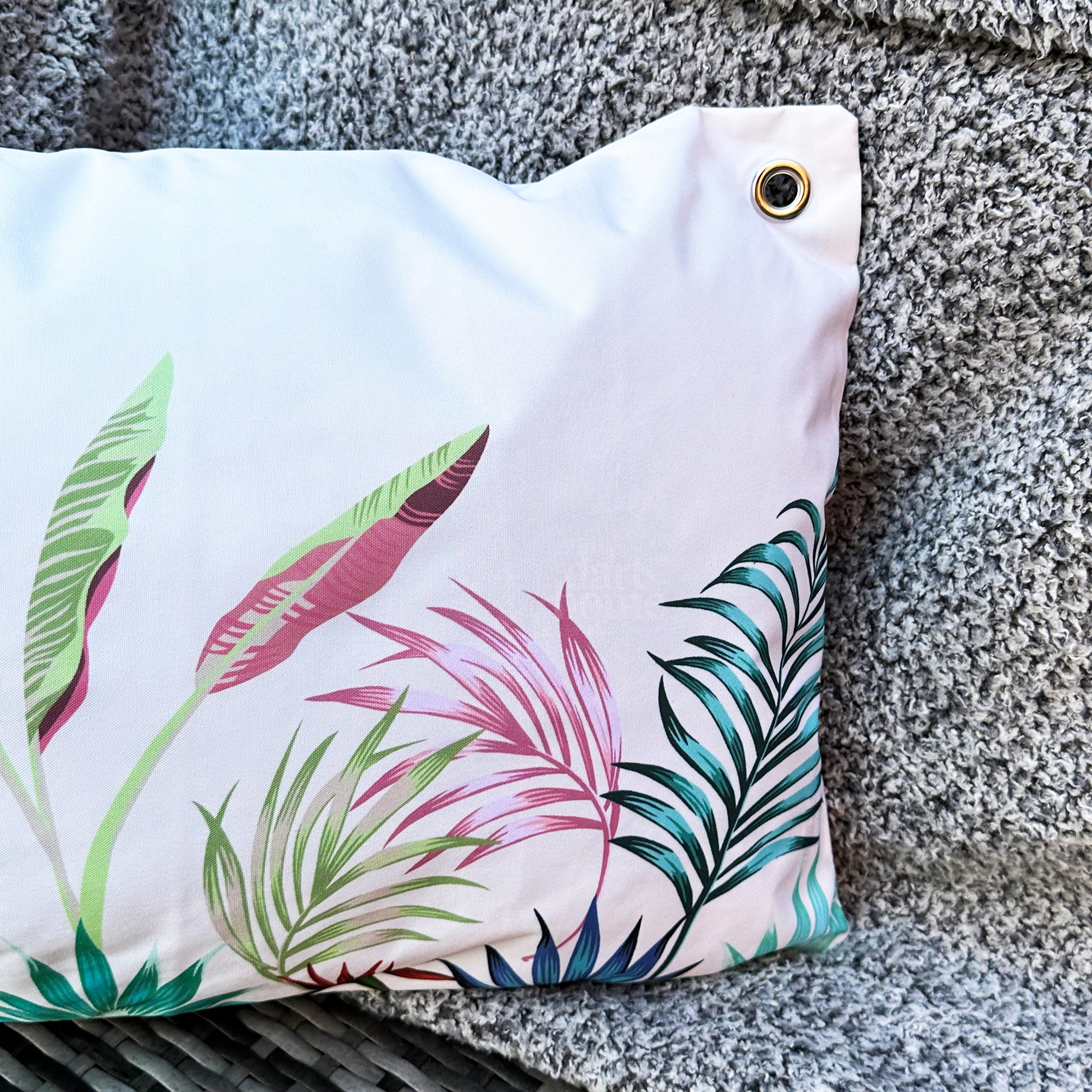 Rechteckiges Tropenwald-Außenkissen