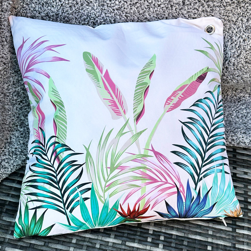 Square Tropical Forest Outdoor Cushion