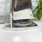Chrome Silver Metal Boat Ornament