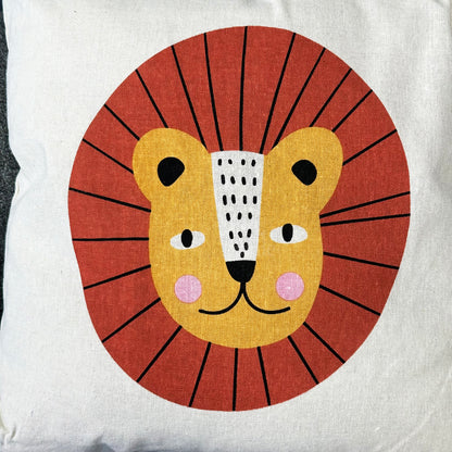 Safari Childrens Cushion - Lion