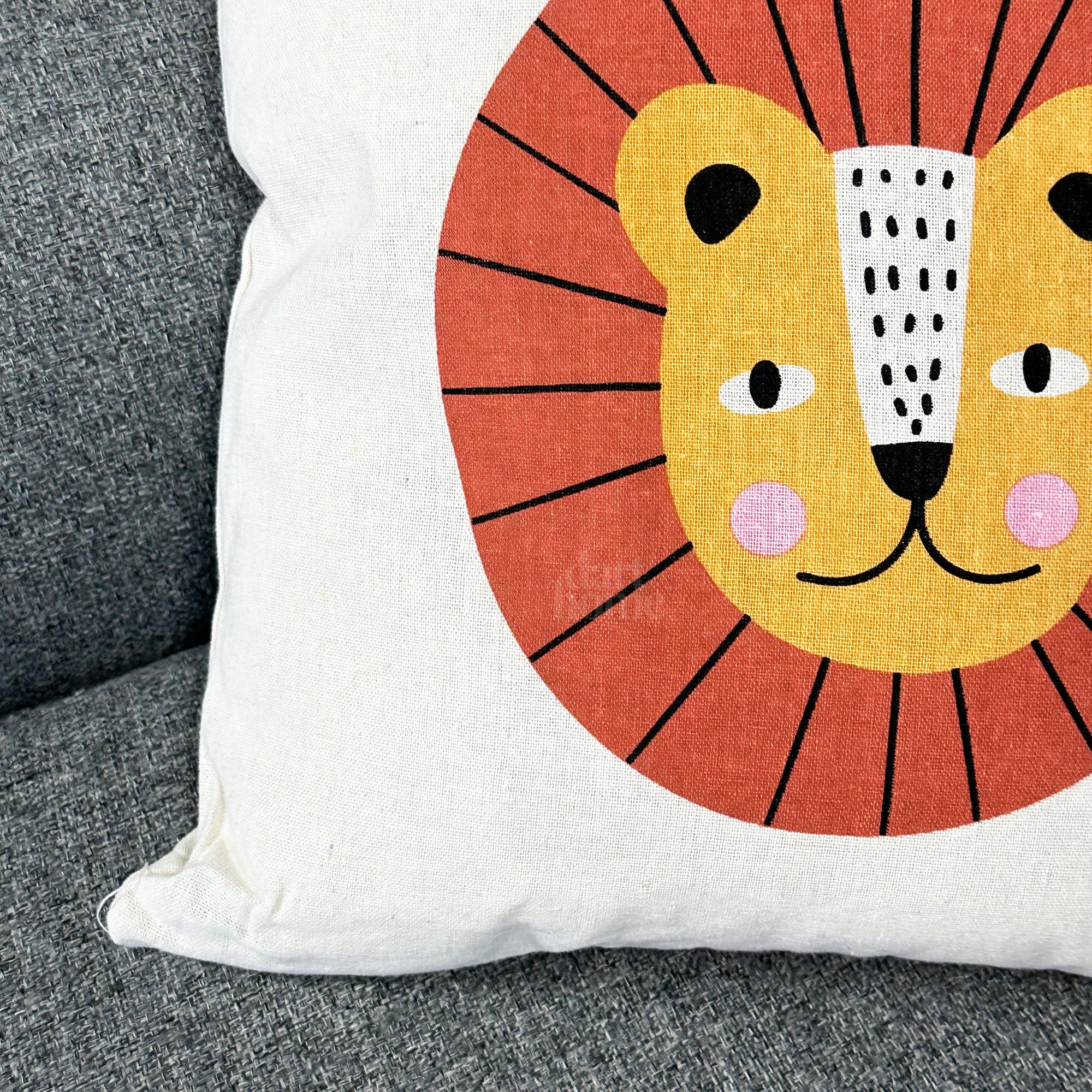 Safari Childrens Cushion - Lion