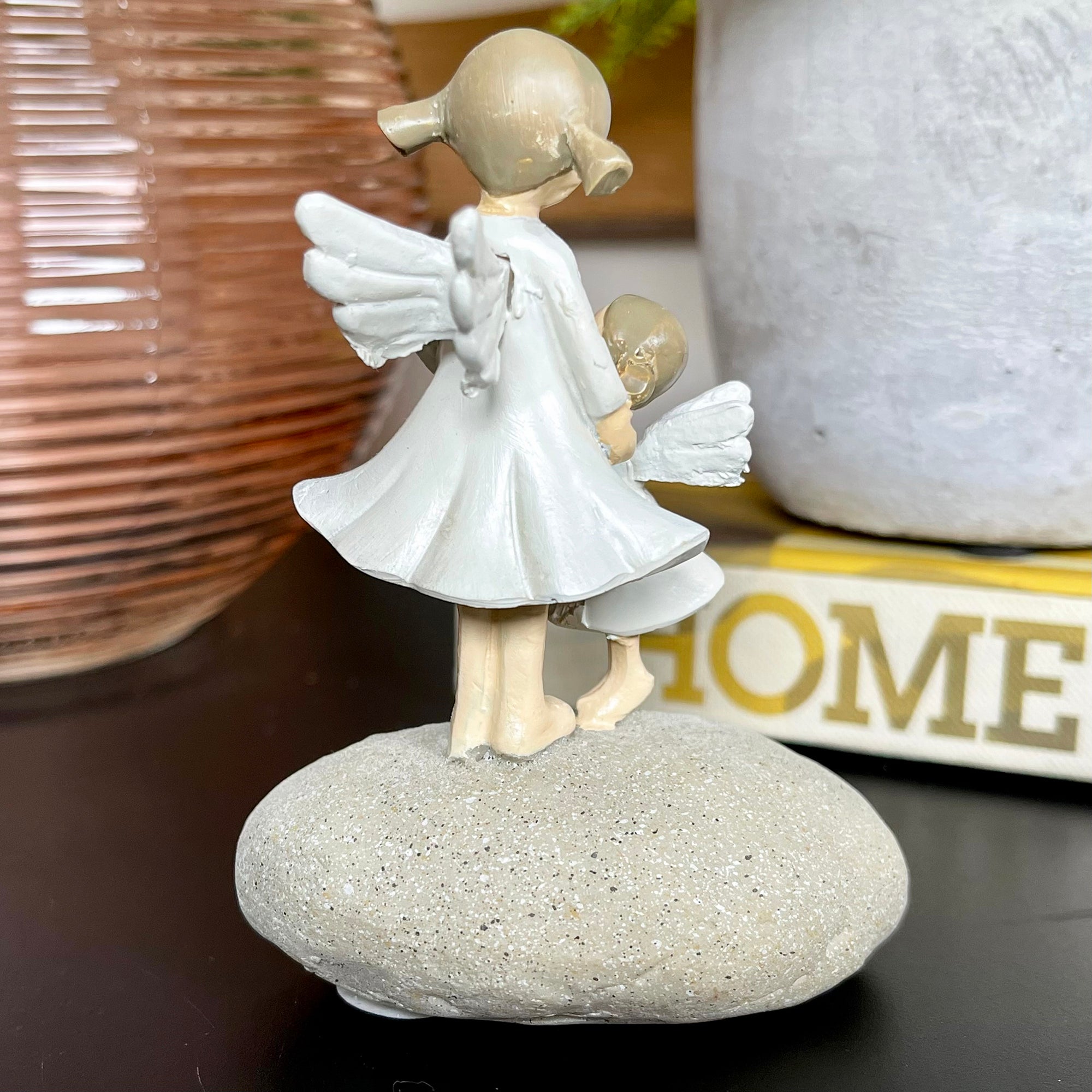 Daughter Is A Gift Of Love Angel Pebble Stone