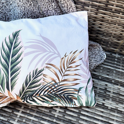 Golden Tropical Jungle Outdoor Cushion 50x35cm