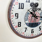 Round Movie Camera Wall Clock
