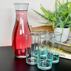 5 Piece Carafe Set With 4 Hiball Glasses