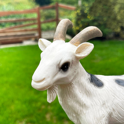 White Goat Garden Ornament 20cm