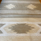 Grey Cotton Moroccan Rug