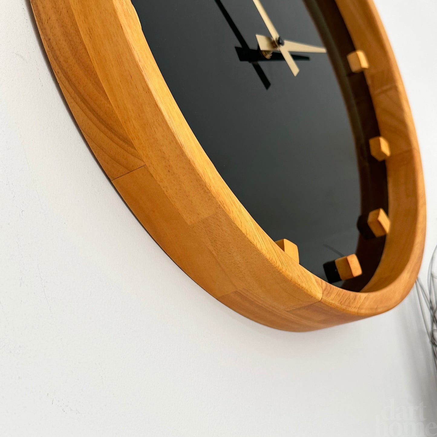 Minimalist Blue Faced Wall Clock