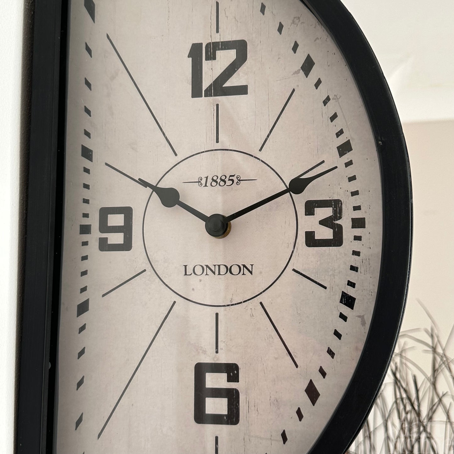 Industrial Double Sided Railway Clock