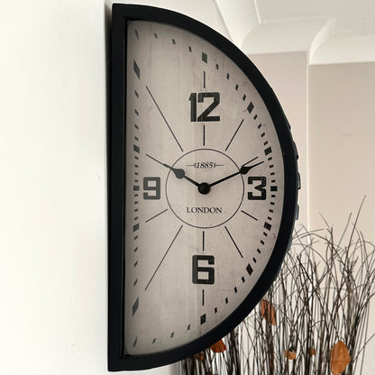 Industrial Double Sided Railway Clock