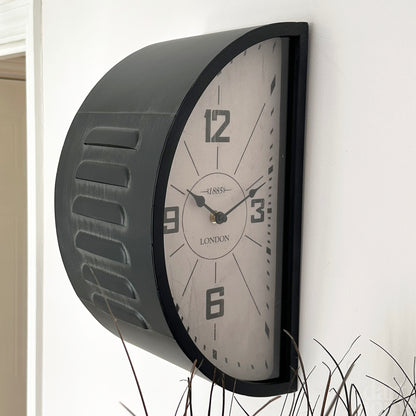 Industrial Double Sided Railway Clock