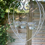 Hängender Teelichthalter „Love Heart“.
