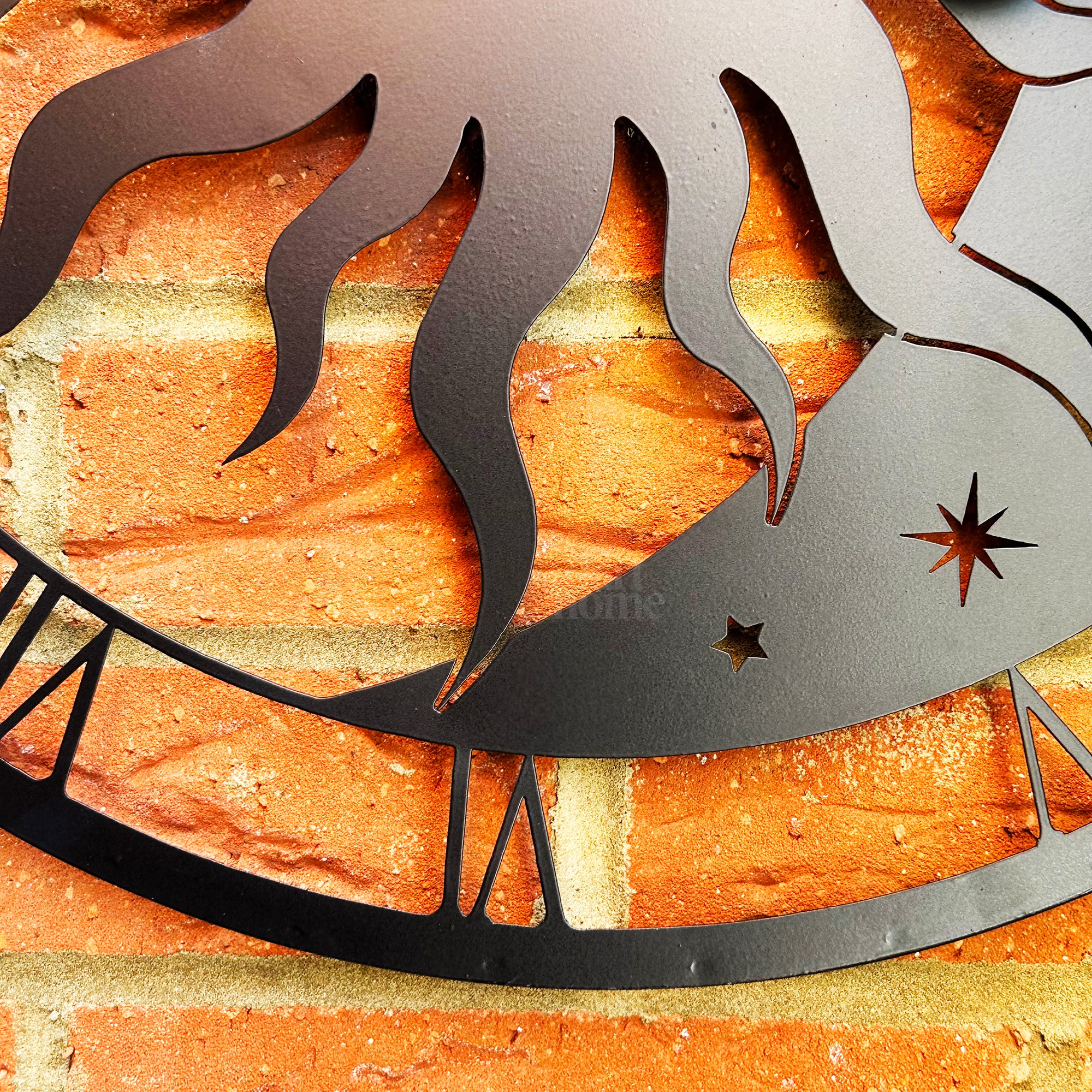 Sun & Moon Silhouette Outdoor Wall Clock