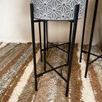 Set mit 3 geprägten Daisy-Chain-Trommelpflanzgefäßen