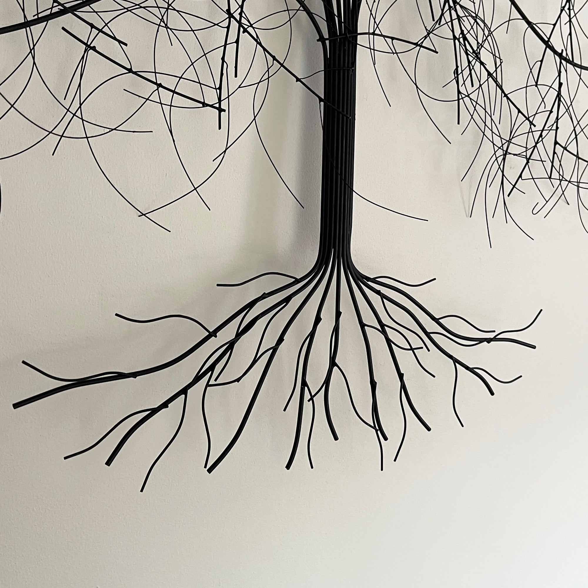 Wandkunst aus Metall, Eiche, 100 x 85 cm