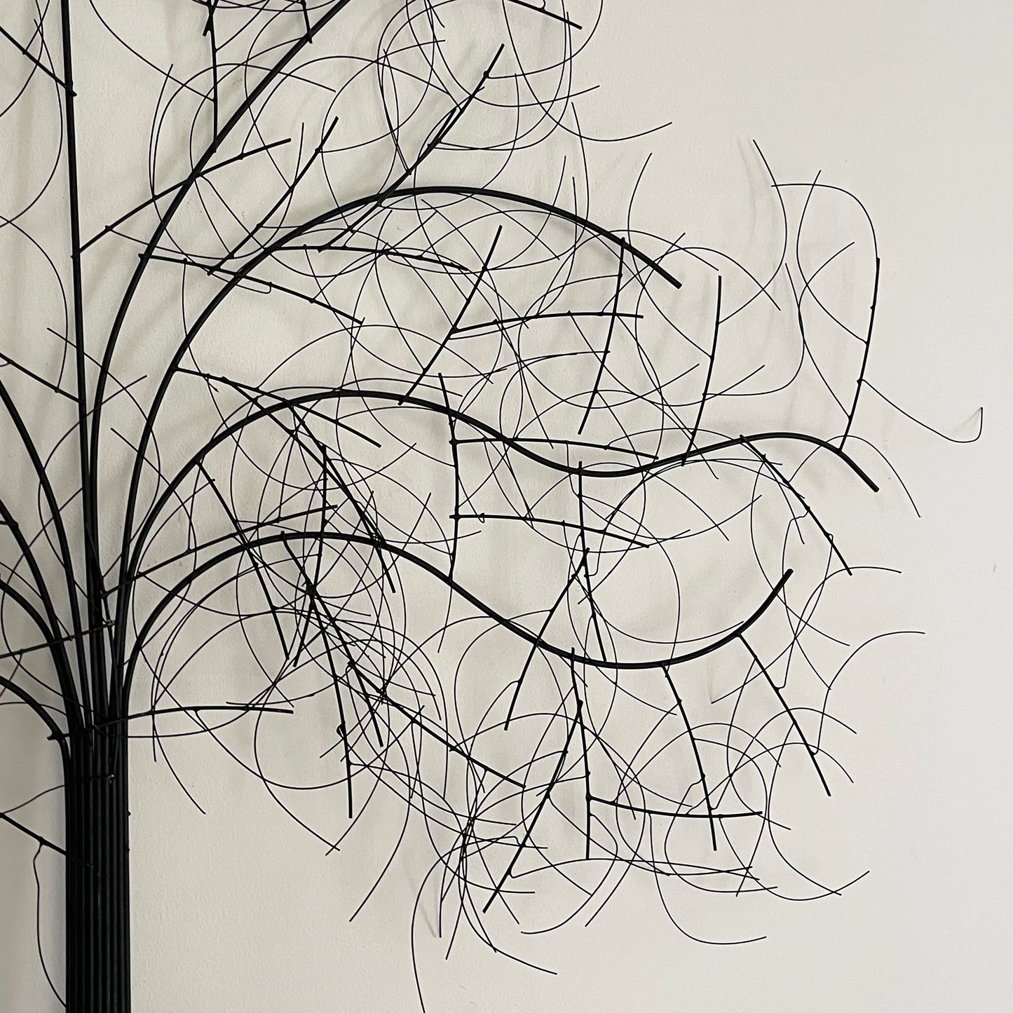 Metal Oak Tree Wall Art 100x85cm