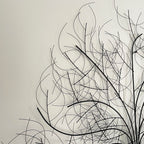 Wandkunst aus Metall, Eiche, 100 x 85 cm