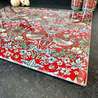 William Morris Strawberry Thief Glass Chopping Board